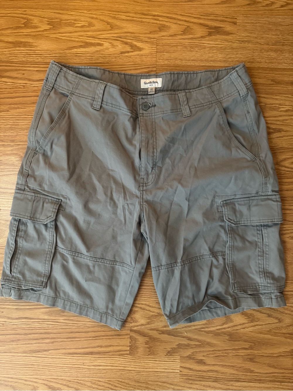 Goodfellow & Co Men's Slate Gray Cargo Shorts
